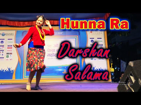 Hunna ra Mashup Darshan Salama Dance at Street Festival in Pokhara Lakeside Sk Dance Training Center
