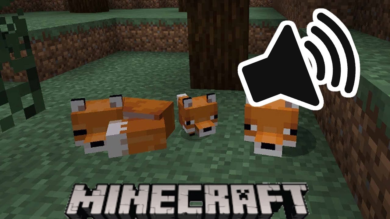 WHAT DOES THE FOX SAY but every line of the song is a Minecraft SOUND