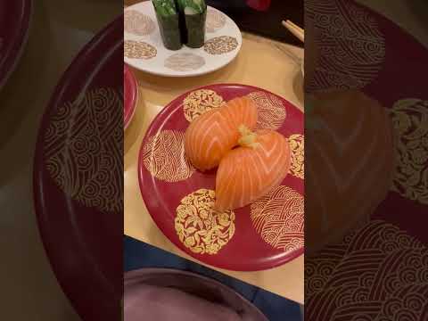 Extremadamente popular [N.º 1 en la categoría de sushi con cinta transportadora nacional Tabelog durante 3 años consecutivos] Kyoto Sushi ♪ #Fukuoka #Kitakyushu #japan #shorts