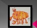 Word World Drawing CRAB DRAW LEARN