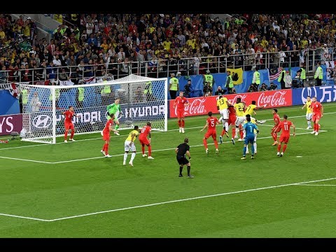 Yerry Mina 90+3 min GOAL! Colombia 1-1 England | 03/07/2016. #WorldCup