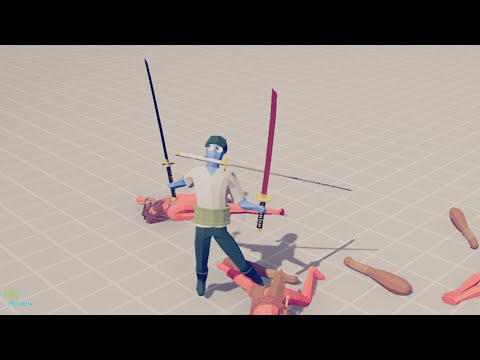 ZORO ( ONE PIECE ) VS EVERY  UNITS -Totally Accurate Battle Simulator