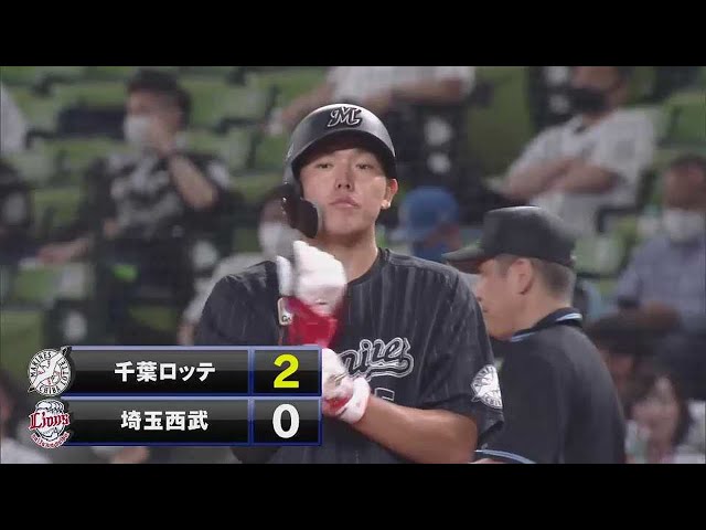 【4回表】マリーンズ・安田 追加点となる鋭い打球のタイムリーヒット!! 2021/6/18 L-M