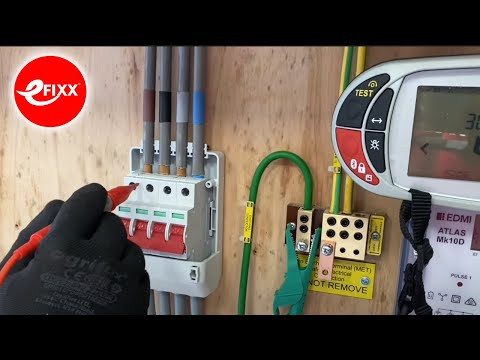 EXTERNAL EARTH FAULT LOOP IMPEDANCE - 3 PHASE SUPPLY - AM2S/E