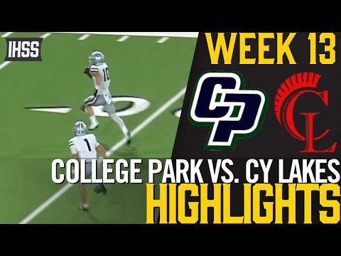 College Park Dominates Cy Lakes 44-11 to Advance in Playoffs