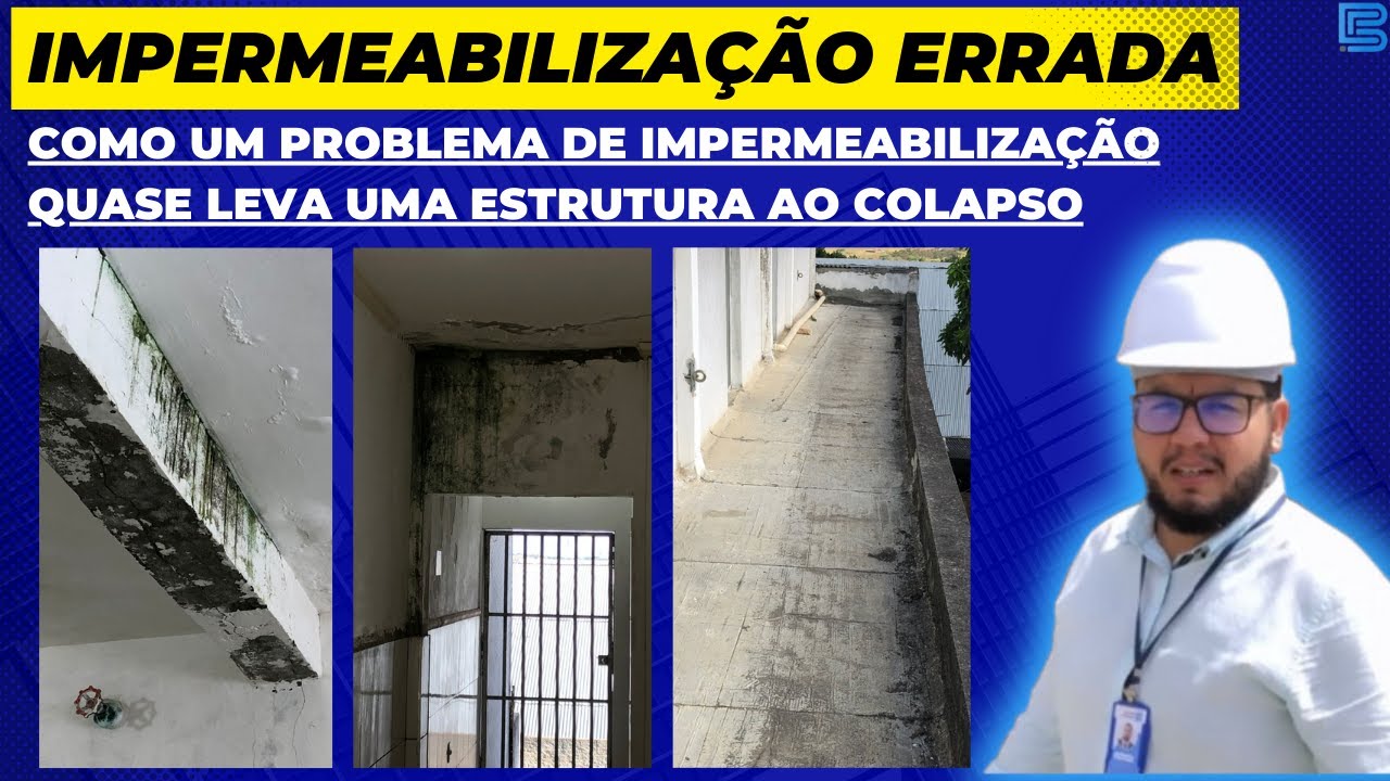 IMPERMEABILIZAÇÃO - Como um problema de impermeabilização quase levou uma estrutura ao COLAPSO?