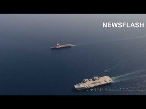 HMS Queen Elizabeth In Anglo French War Games