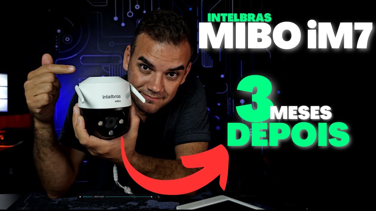 Miniatura da avaliação em vídeo de Câmera de Segurança Intelbras iME 360 3MP Wi-Fi Branco