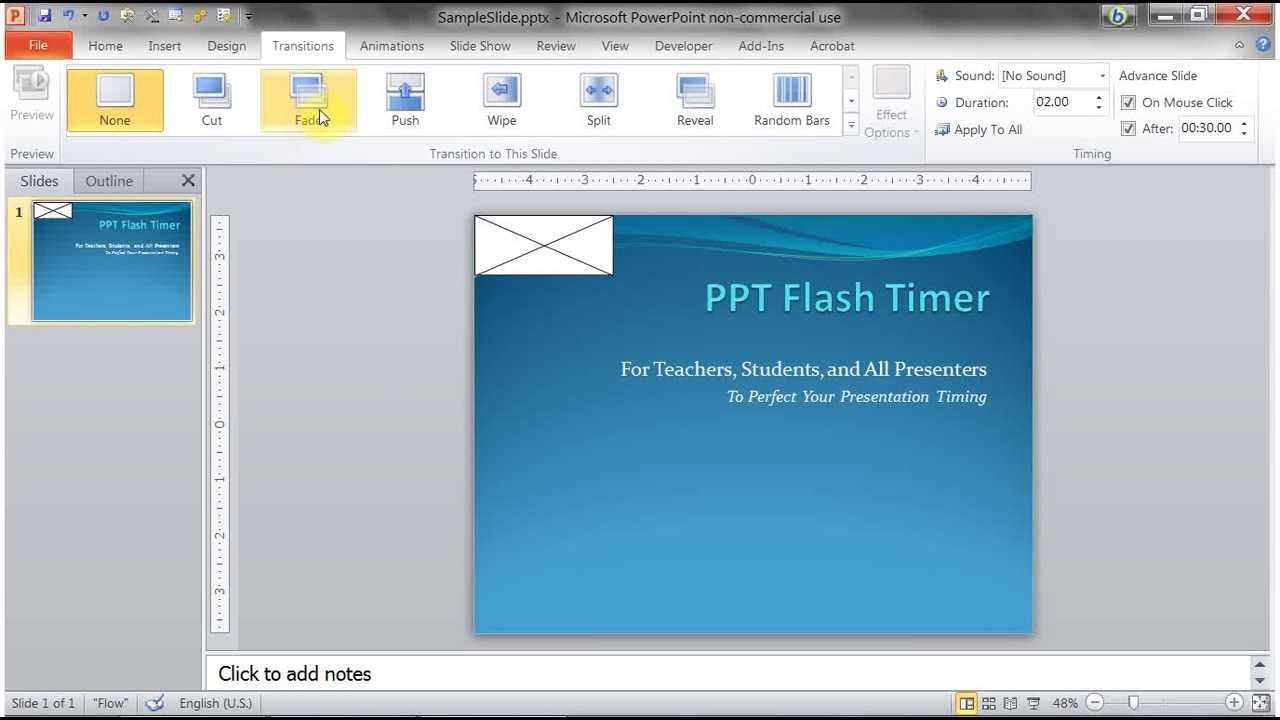 How to install PPT Flash Timer