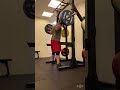 Squat reps from alle warmup sets