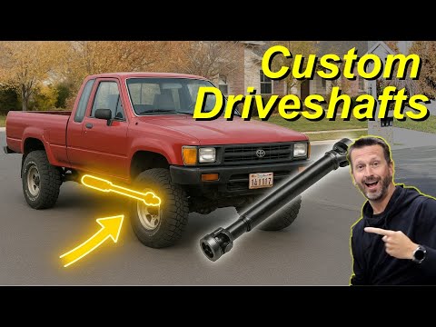 Thumbnail for Tesla-Powered Pickup: Installing Custom Driveshafts by Toyota Pickup EV