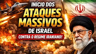 AO VIVO - COMEÇOU! ISRAEL INICIA AT4QUES AO REGIME IRANIANO