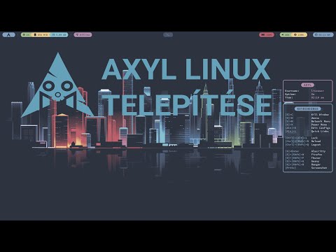 Axyl Linux telepítése