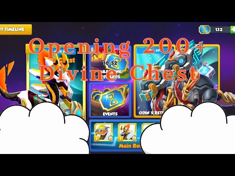 Opening 200 Divine Chest - Dragon Mania Legends
