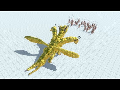 KING GHIDORAH vs UNITS - Animal Revolt Battle Simulator