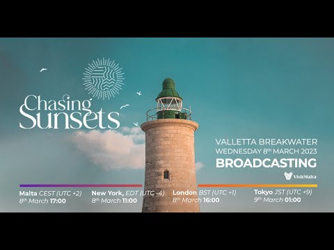 Chasing Sunsets - Valletta Breakwater