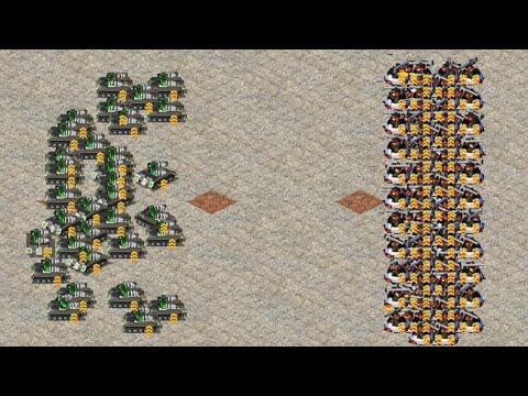 GGi vs Tesla Tank - Same Cost - Red Alert 2