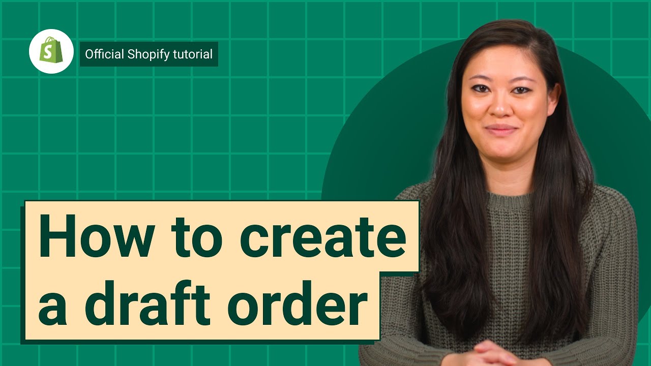 How to create a draft order