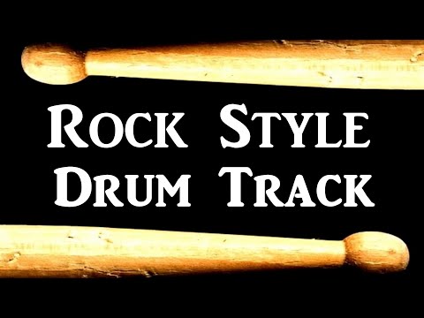 Simple Rock Drum Track 90 BPM, Drum Beats for Bass Guitar, Instrumental Isolated Drums Beat | 251