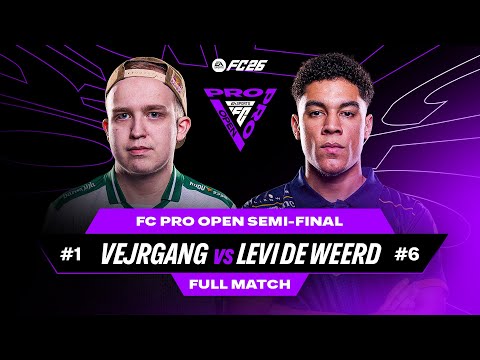 Vejrgang v Levi de Weerd | A Rivalry Renewed |  FC Pro Open 26 - Semi-Final | Full Match