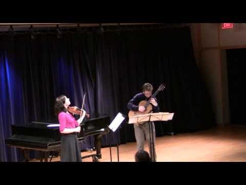 Rebay: Sonata in D Minor for Viola & Guitar II. Andante cantabile