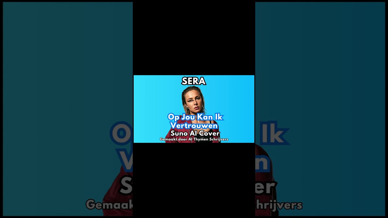 SERA - Op Jou Kan Ik Vertrouwen (Suno AI Cover)