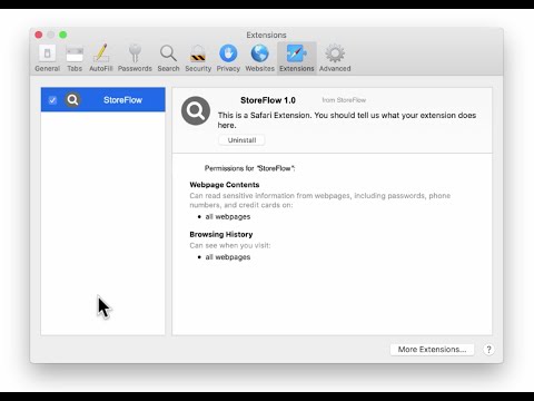 StoreFlow Adware (Mac) - Removal steps, and macOS cleanup (updated)