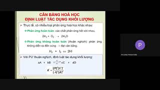 Buổi 2 | Hoá Phân Tích - HCMUT_ ĐH Bách Khoa HCM - Bài giảng 10 điểm cuối kỳ