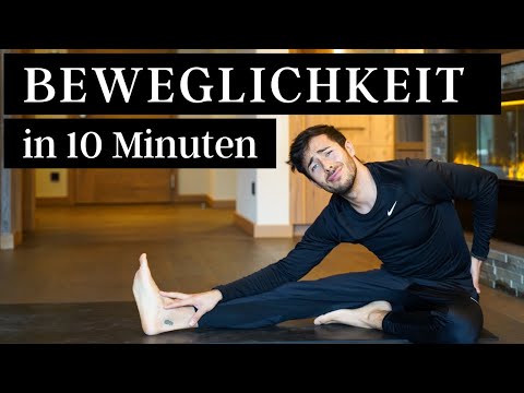 EXERCISES FOR THE STIFF - More flexibility in 10 minutes (Yoga beginners)