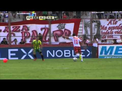 Gol de Ábila. Huracán 2 - Aldosivi 0. Fecha 3. Primera División 2016