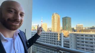 Step inside this stunning 11th-floor apartment in the heart of Azabu Juban, Tokyo! 🏙️