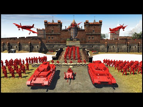 HUGE Castle UNDER SIEGE by Crusader Army! - Army Men: Civil War S2E13