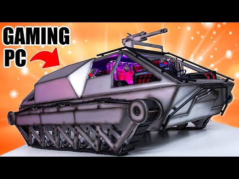 I Built a $10000 Water Cooled Battlefield TANK PC