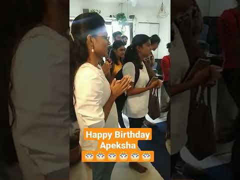 Happy Birthday Apeksha #birthday #party #birthdaycake #office