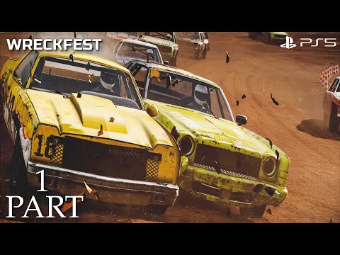 Wreckfest - Part 1 [PS5] [4KUHD] [No Commentary]
