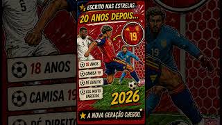🚨 LAMINE YAMAL REPETIU MESSI 20 ANOS DEPOIS! COINCIDÊNCIA OU DESTINO? 😱⚽!#Shorts ⚽✅ #copadomundo
