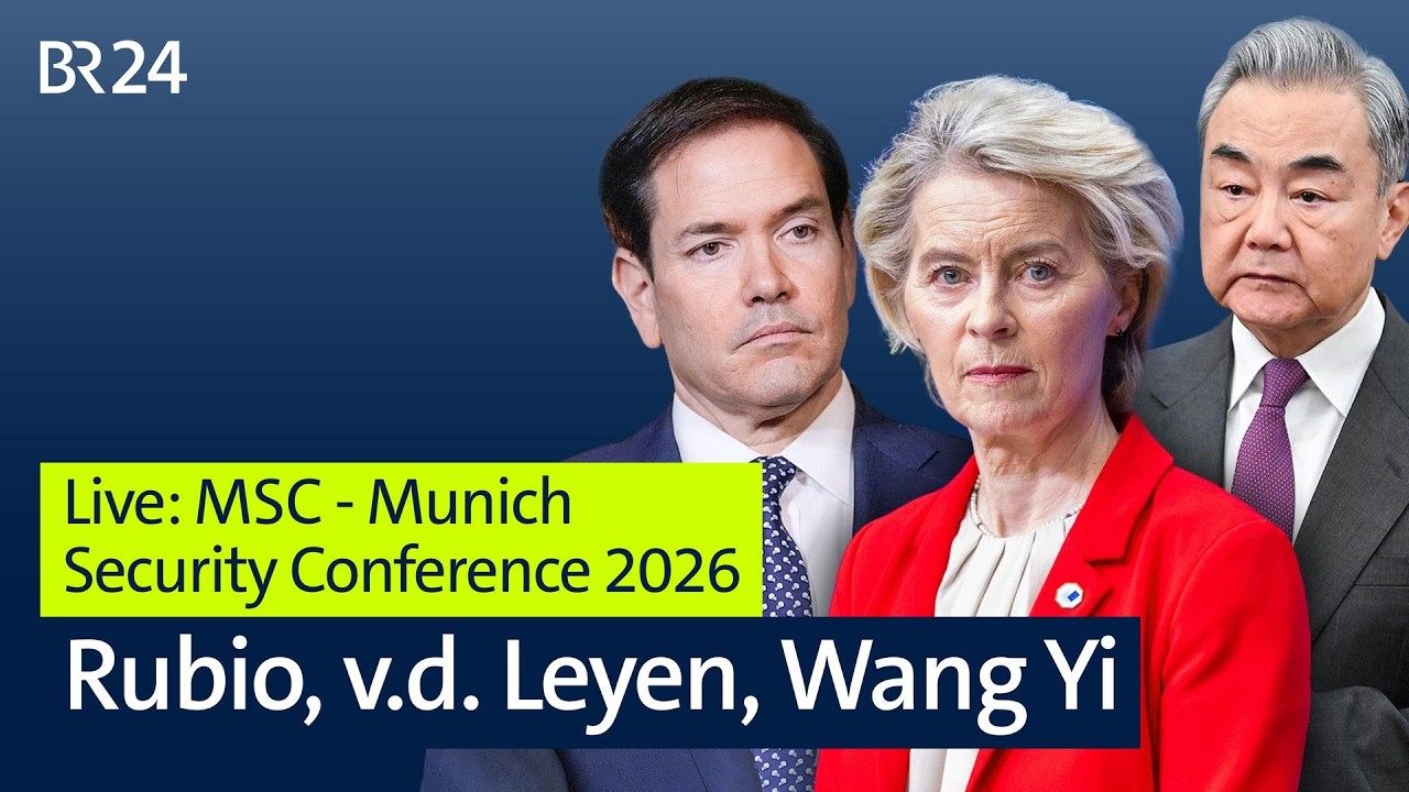Day 2: Rubio, v.d. Leyen, Wang Yi, Zelensky | Munich Security Conference 2026 | BR24live