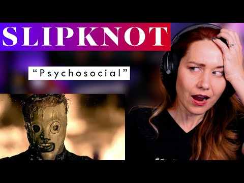 Slipknot is my new obsession! Vocal ANALYSIS of "Psychosocial" and Corey Taylor's valley girl fry!