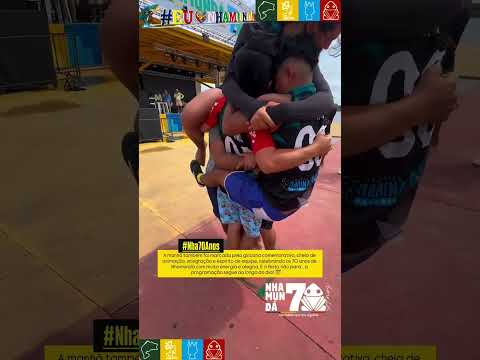 Sábado Amanheceu com Gincanas e Brincadeiras na Ilha Bela do Amazonas. #turismo #Nha70Anos