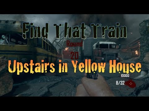 Find That Train Challenge: Yellow House Upstairs on Nuketown - Black Ops 2 Zombies Challenge