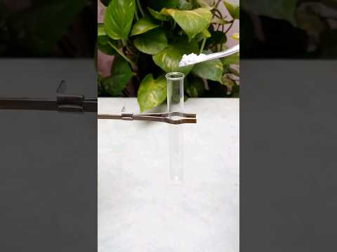 Heat Calcium carbonate #shorts #experiment