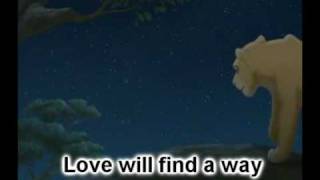 Lion king 2- Love will find a way lyrics