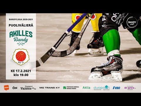 Bandyliigan puolivälieräottelu: Akilles - WP 35