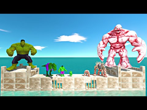 Mutant Golem Evolution Challenge | Hulk Evolution vs Mutant Golem Evolution - ARBS