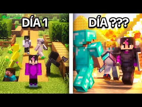 I survived 100 days with subscribers in Minecraft