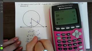 U5T1 Practice with Circle Theorems