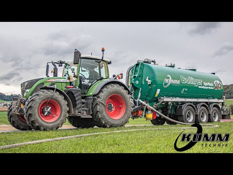 KUMM Technik KTK Zubringfässer | Gülle-Verschlauchen | Fendt Traktoren