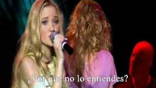 Aly &amp; AJ- Sticks and Stones live (Español/Spanish)