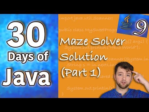 Hands on Java Maze Solver Solution Part 1 Day 9
