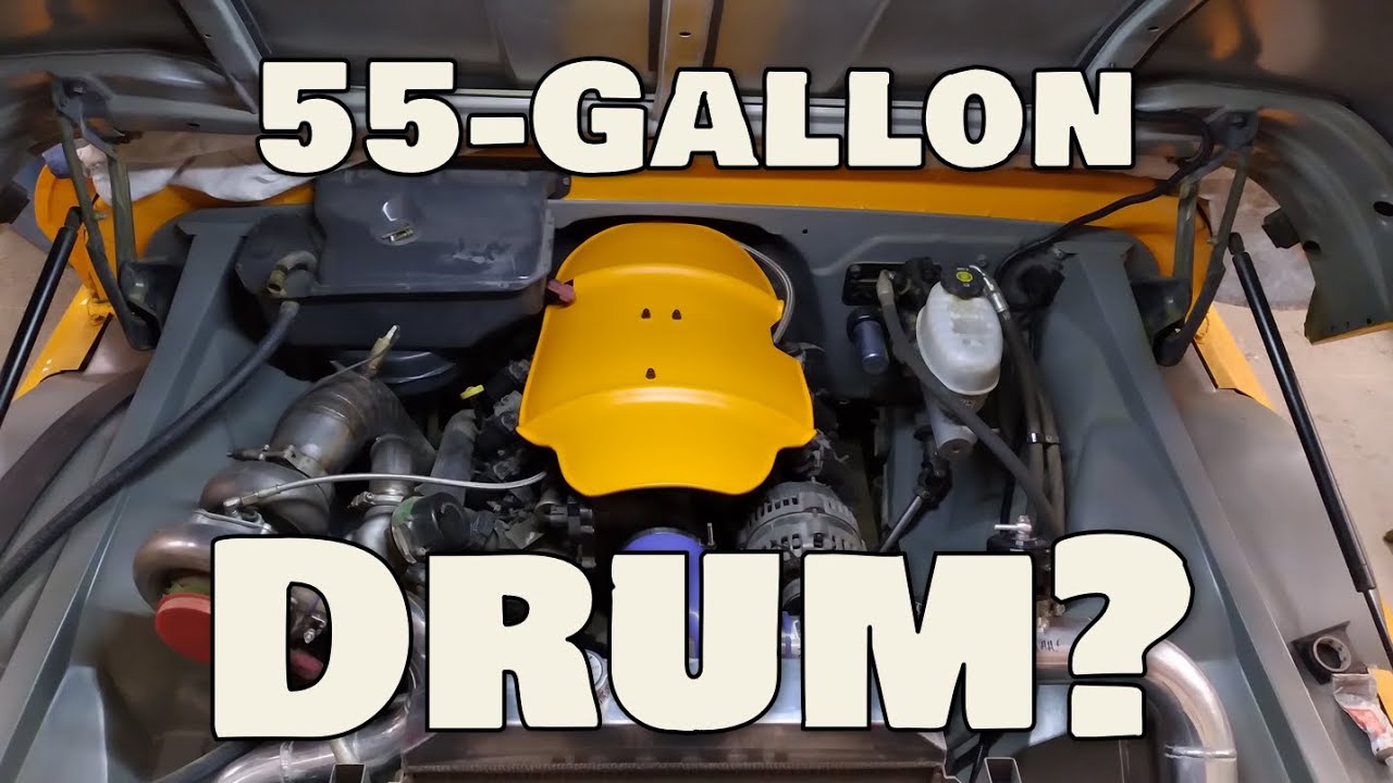HOW TO: MAKE an LS Engine Cover From a BARREL!